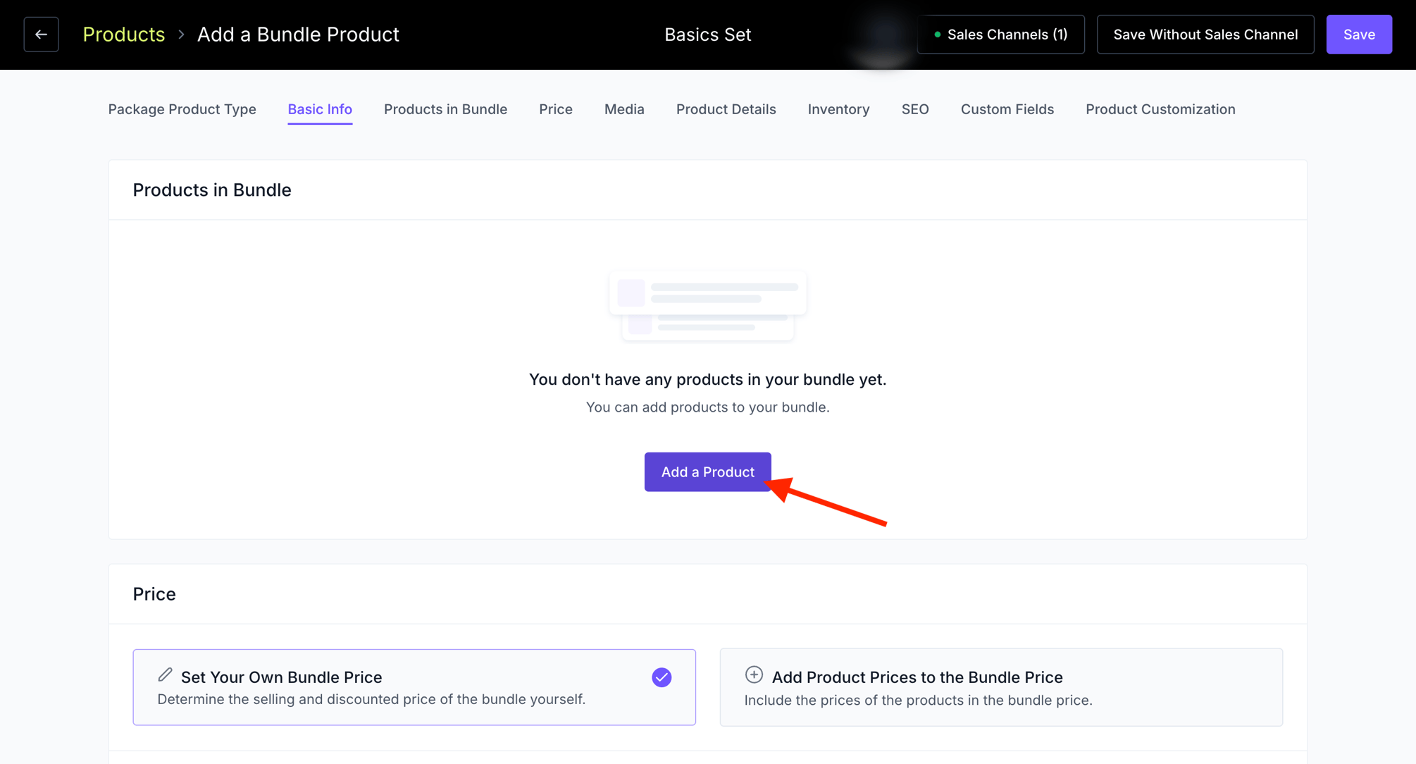 How to Create a Basic Product Bundle