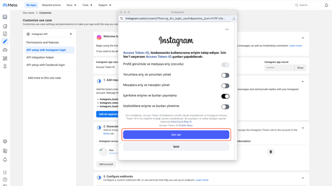 access-token-izinler