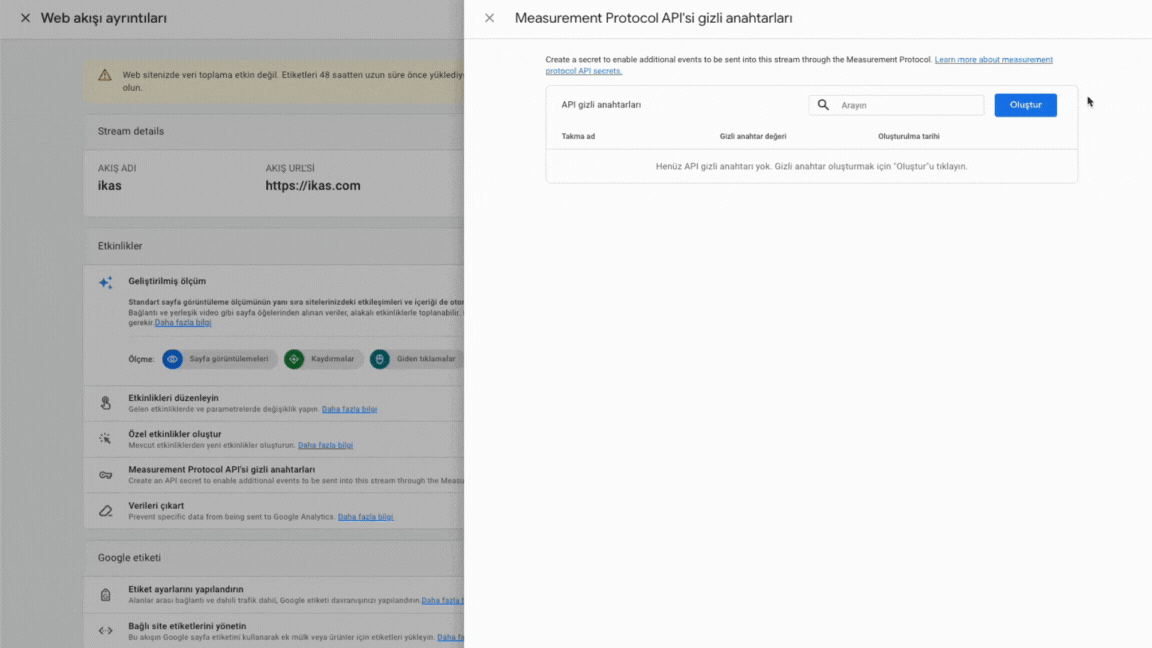 ga4-measurement-protocol-api-key-olusturma