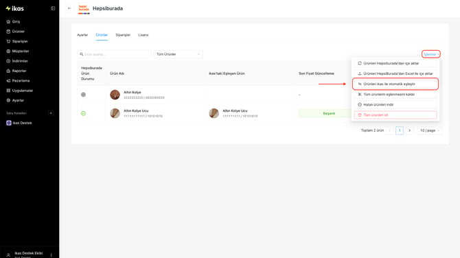 hepsiburada-otomatik-eslestir