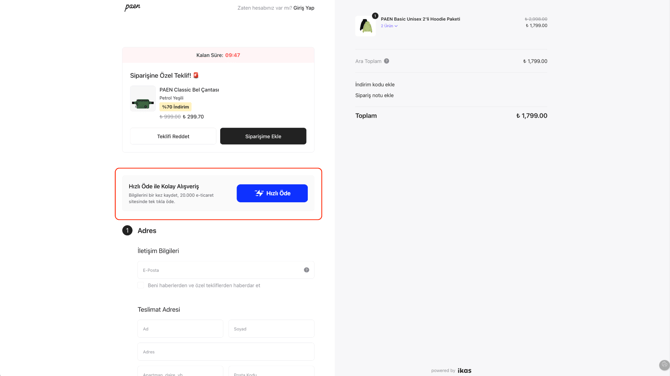 ikas-ile-hizli-ode-odeme-sayfasi