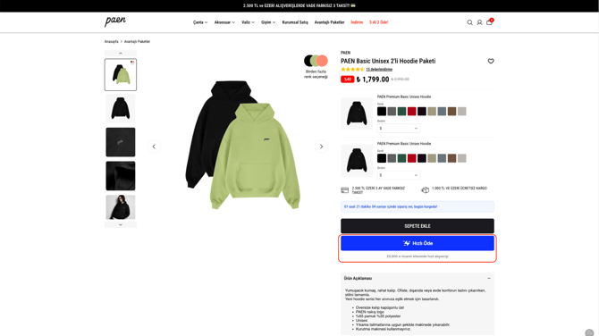 ikas-ile-hizli-ode-urun-sayfası