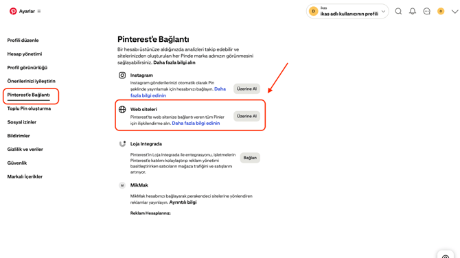 ikas-pinterest-websiteni-uzerine-al-