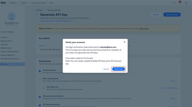 migrate-from-wix-send-code