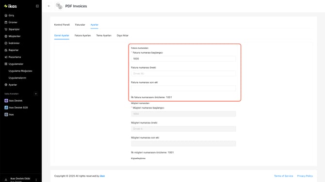 pdf-invoices-fatura-numaralari