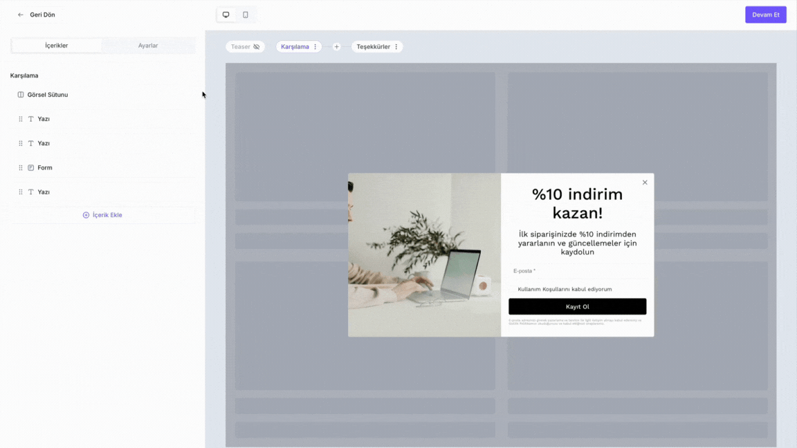 popup-icerik-duzenleme