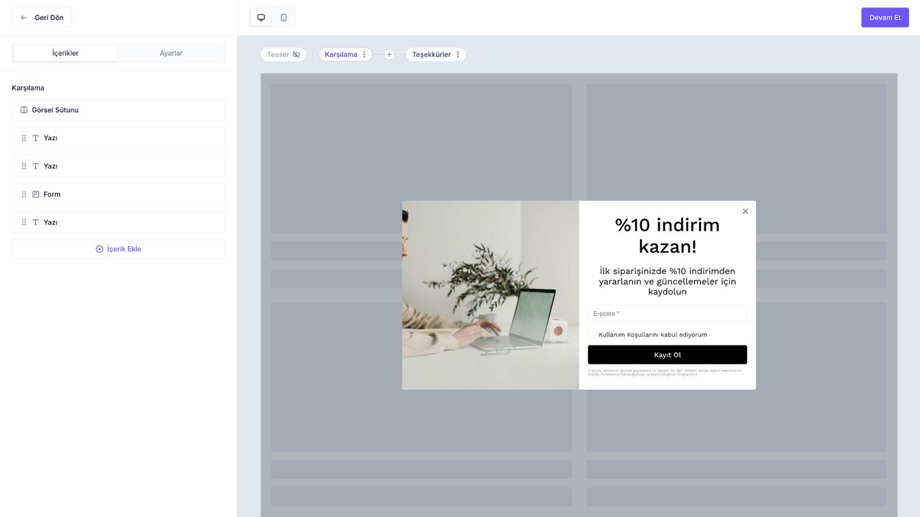 Pop Up Reklam Popup Oluşturma
