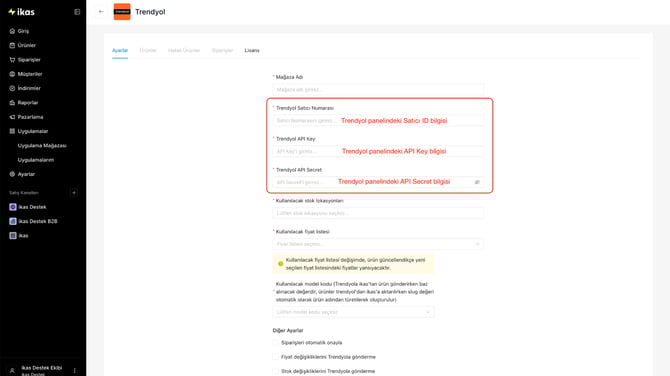 trendyol-temel-entegrasyon-bilgileri
