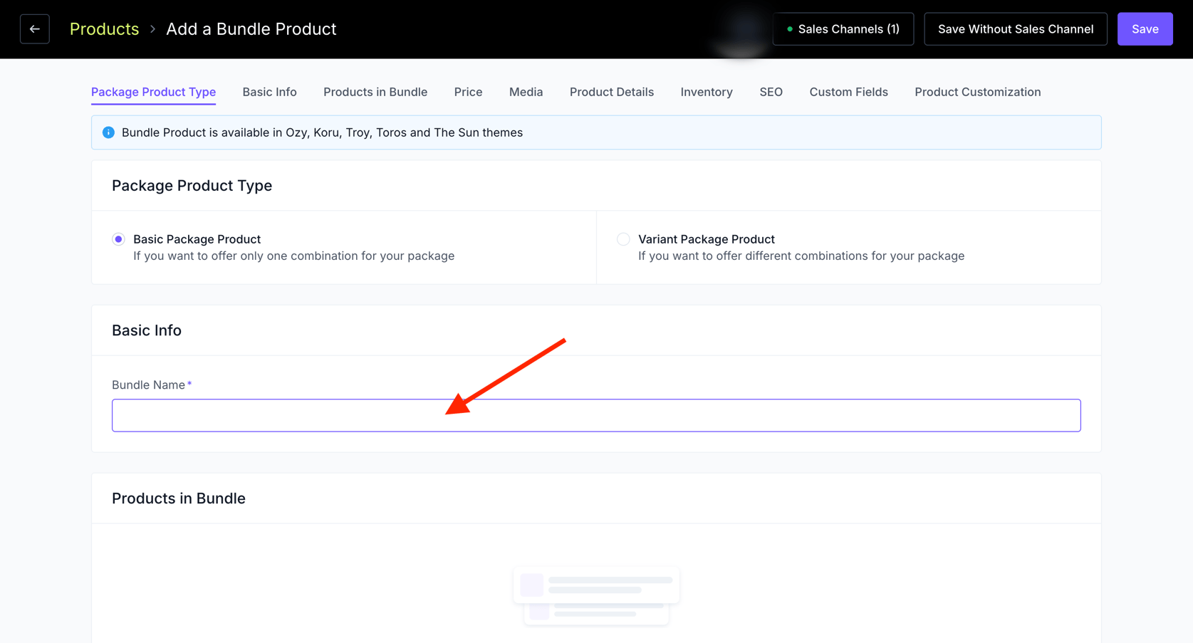 How to Create a Basic Product Bundle